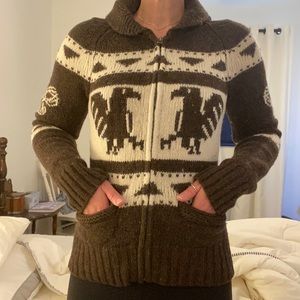 TnA sea to sky wool cardigan